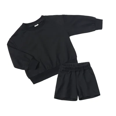 Infant Baby Clothing Sets Sweater Suit Autumn & Spring Boys & Girls Knit Wear Loose Tracksuit Sweat Track Suit Set