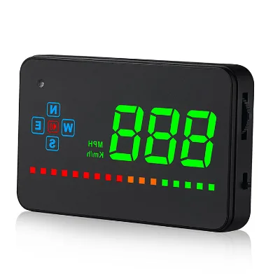 GPS Car HUD Speedometer with OBD Placement 3.5 Inch OLED Display Universal Fit for Driving Safety