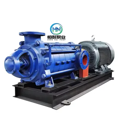 High Head Horizontal Multi-Stage Centrifugal Pump Large Flow Boiler Feed Water Circulation Suction Pump for Wastewater Treatment
