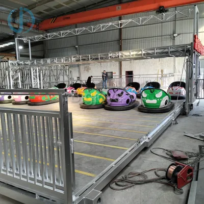 Trailer Mounted Foldable Ground Grid Electric Bumper Car