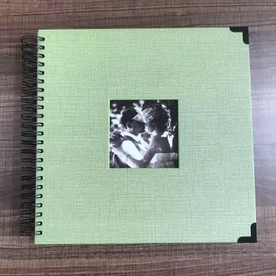 DIY Scrapbook Kits, Simple Style Photo Album, 21.6x29cm Size 40 Sheets Inside;