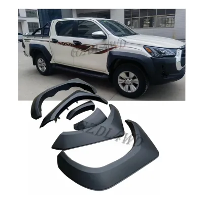 Wholesale Price GR Style Fender Flares for 2015-2023 Toyota Hilux Revo Double Cab Parts Accessories