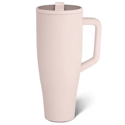 40oz Slim Double Wall Vacuum Insulated Travel Mug Leakproof Tumbler with Handle and Straw for On-the-go Use