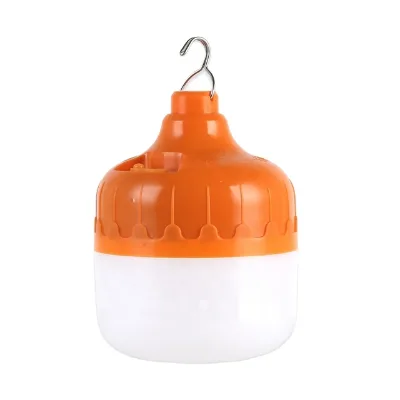 China Factory Portable Convenient Night Market Lighting Lamp Battery Inside Hook Hanging Household Led Light Bulb Rechargeable