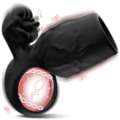 Penis Sleeve Cock Sleeve Vibrator Male Sex Toys for Men Delay Ejaculation Stronger Erection for Mens Couples