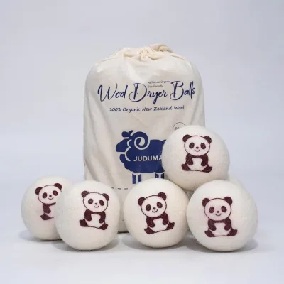 6 Ball Pack Drying Wool Balls for Removing Static Electricity, Wrinkle Removing Clothes, Laundry Balls
