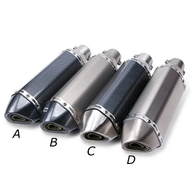 Motorcycle Exhaust Muffler Moto Universel 35-51mm