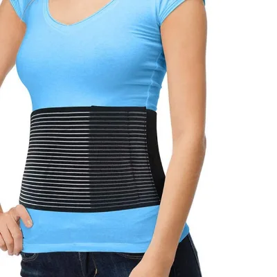 Hernia Belt Abdominal Binder for Hernia Support Umbilical Navel Hernia Strap with Silicone Pad