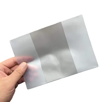 Waterproof PVC Transparent Korean Passport Cover Multi-Function Travel Clip Document Holder B7 Plastic Certificate Cover