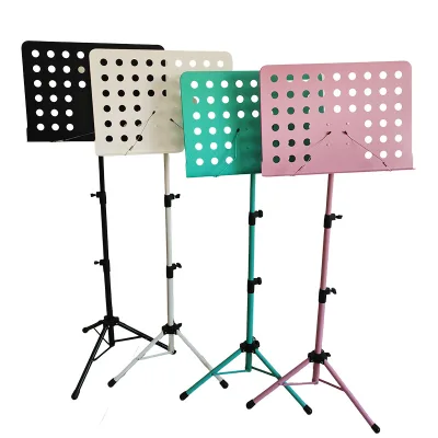 4 Colors Foldable Portable Conductor Sheet Music Stand