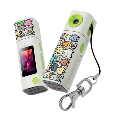 Popular Charm with 230 Batteries, Rotating Lens, Colorful 2K High Definition, 0.96-inch Screen, Photo and Video Recording
