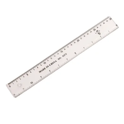 Eurolucky Student Wave Cute Ruler 15cm 20cm Plastic Advertising Office Rulers Stationery Ruler Transparent Wholesale