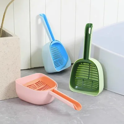 Eco-Friendly Foldable Cat Waste Litter Scoop Non-stick Stocked Pet Waste Disposal Tool Collapsible Cat Shit Shovel
