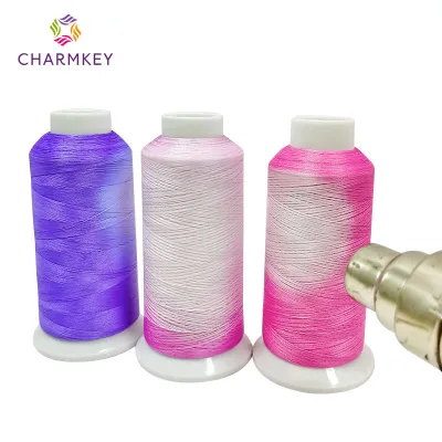Charmkey Temperature Change Embroidery Thread 150D/2 Polyester Sewing Embroidery Thread