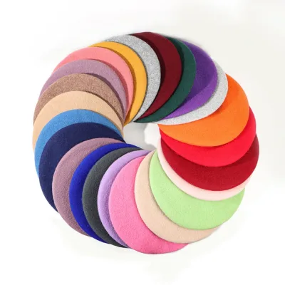 High Quality Custom Logo Embroidery Femme 90% Wool Berrete Boina Men Winter Berets Hat Cap Wholesale Women Lady Wool Beret