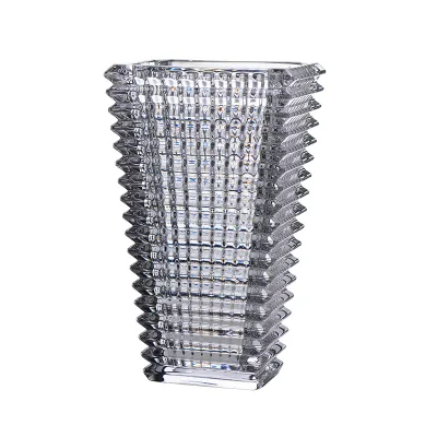 Hot Selling Exquisite and Luxurious Glass Vases Rectangular Series Home Decoration Tabletop Glass Vase