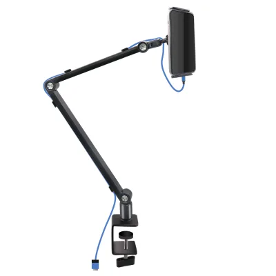 Metal 360 Degree Longphone Stand Holder Desktop Bed Deskphone Standacket Carton Packing Cell Phone Tablet PC Stand Holder