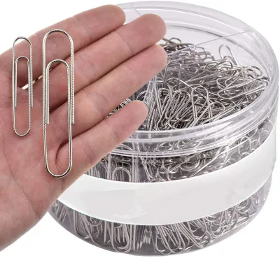 Paper Clips Non Skid, 100 Pack Large Paper Clips 2 Inch Metal Steal Wire Clips for Office