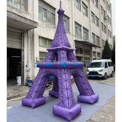 Custom Inflatable Eiffel Tower Inflatable Sights Model Monument Structure