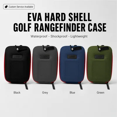 EVA Hard Shell Golf Rangefinder Case Waterproof Shockproof Protective Pouch Belt Clip Universal Fit Golf Accessories