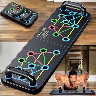 Push up Rack Folded Board Set Abdominal Bar Multi-Function Fitness Gym Home BodyBuilding Muscle Grip Training