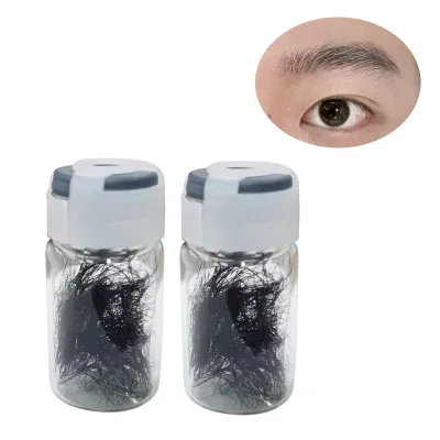 Professionals Embroidery Real Eyebrows Eyebrow Transplant and Microblading Practice Kit for Beginners