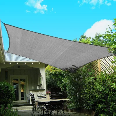 Waterproof Shade Sail UV Blocker Shade Patio Gazebo Outdoor 10' X ' Block Fabric Pergola Carport Awning
