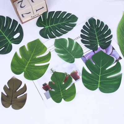 Wholesale Artificial Palm Leaf High Quality Tropical Decorative Palm Leaves for Party Decor