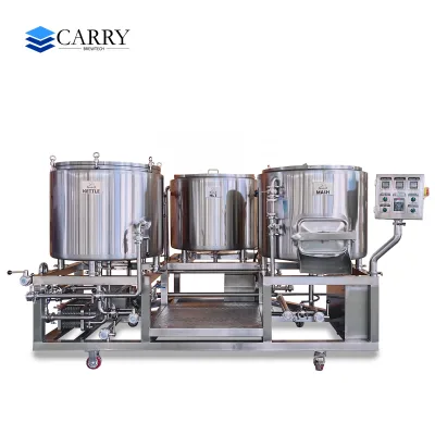 CARRY 300L STAR 3-Vessel Food Grade Beer Brewing Machine Brewery Equipment Turnkey Project