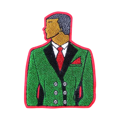 Rock Band Music Eco-Friendly Embroidered Felt Patches for Sew-On Clothing Appliques Stripes Jacket Jeans DIY