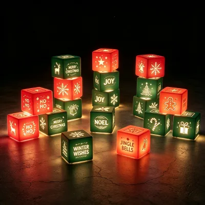 Custom LED Illuminated Cube Chair Light Waterproof Outdoor Cube Lamp for Rave Party Night Club Christmas Festival LED Cube Light