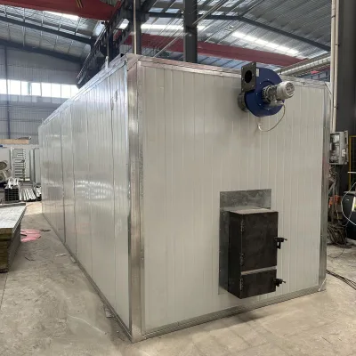 Small Cassava Drying Machine Cassava Dehydrator Machine Heat Source Can Be Firewood & Biomass Pellets