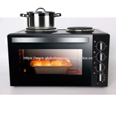 CE GS Mini kitchen oven with hobs electric oven with double hotplate