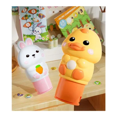 Cartoon Creativity Cute Animal Shape Waterproof Plastic Stickers Set for Kids Ages 4-12 Gift