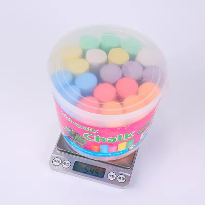 Premium Non-toxic Thick Sidewalk Chalk, Vibrant Color Outdoor Art Drawing Chalk for Blackboard Playground Street Graffiti