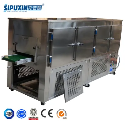 Freezing Tunnel Machine Stainless Steel Lipstick Cooling Machine for Makeup Products Tunnel Freezer Type
