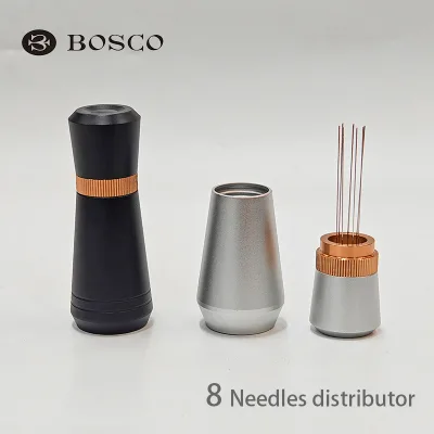 8 Needles Manual Ground Coffee Stirrer Stainless Steel Espresso Coffee Needle Distributor for Cafe Use
