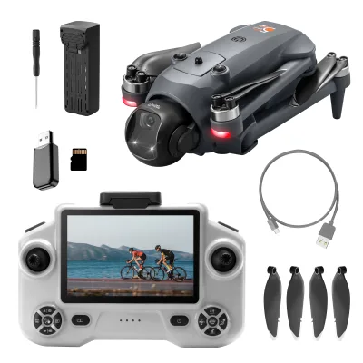 YL059 Beginner Foldable Long Range GPS HD Drone with Camera Long Battery Voice Prompt Remote Optical Flow Indoor Outdoor Flight