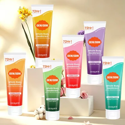 OEM/ODM White Musk Deodorant Balm | Natural Long-Lasting Body Deodorizer | Private Label Solid Perfume Cream