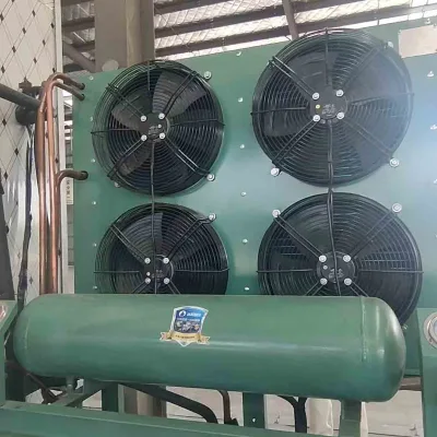 BKH-100 Air-Cooled Condenser for Cold Storage Room 4 Fans 30 kw Nominal Heat Transfer Walk in Cold Room Condenser Freezer Room