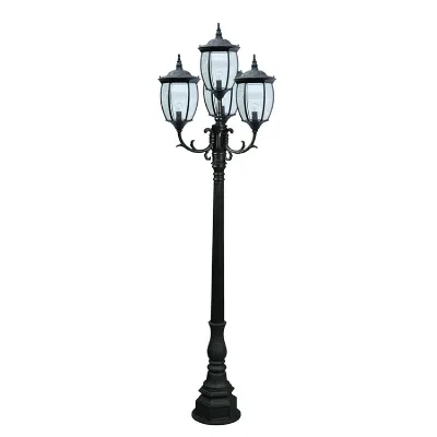 Garden Lamp Metal Post Factory Aluminium Stainless Steel Street Light Connector Price
