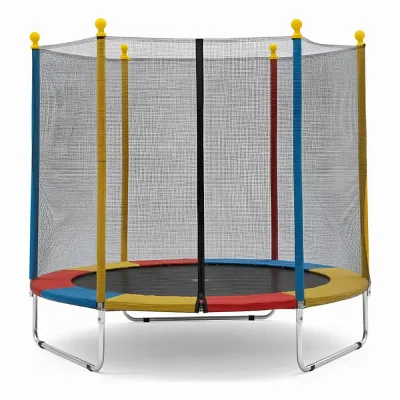 55"/60" Trampoline for Kids, Mini Trampoline with Safety Net Pad, Outdoor Indoor Small Trampolines for Child Toddler