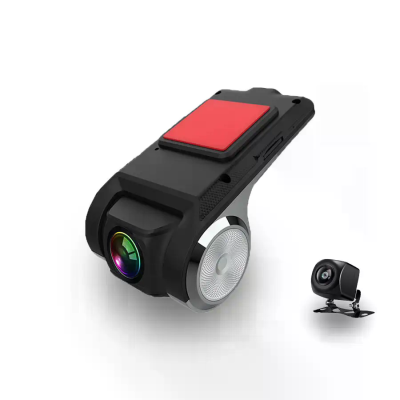 Aijia USB Car DVR Dash Cam Camera ADAS Drive Video Registrar Recorder With Reversing Camera