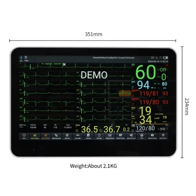 CMS8500 Hospital Patient Home Use Multiparameter Central Patient Monitoring System ICU Patient Monitor