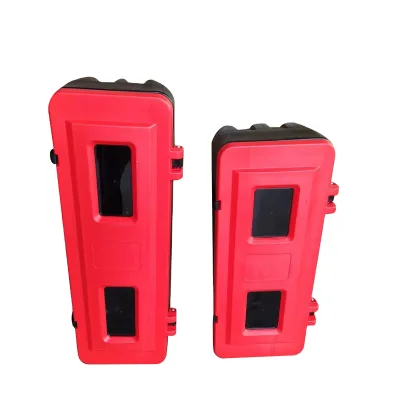 Jiayifire Red 10KG Plastic Corrosion Resistance Fire Extinguisher Cabinet with CO2 Dry Powder Model FEC