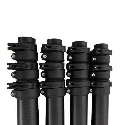 Wind Outdoor Telescopic Pole Mounted/portable Fiberglass Camera Inspection Extendable Telescoping Poles for Street Lighting