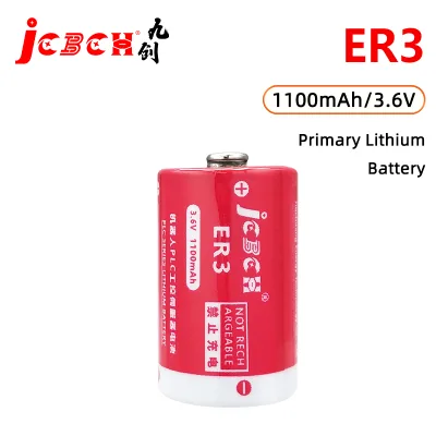 JCBCH ER3 Suitable for Estun Robot PLC Industrial Control Server CNC Machine Tool Driver Li-SOci2 Batteries 3.6V