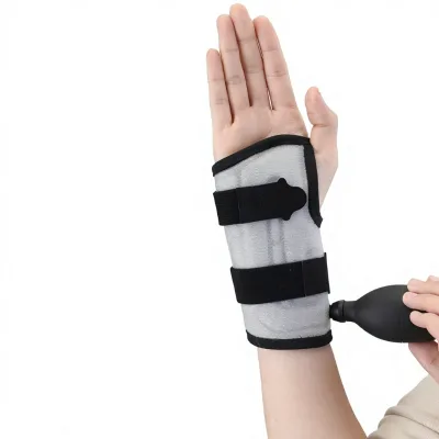 Factory-Wholesale Adult Inflatable Compression Wrist Brace with Immobilization Support for Wrist Training