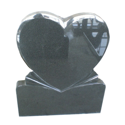 Creative Design Tombstones Polished Customized Heart-shaped Monuments for Memorial
