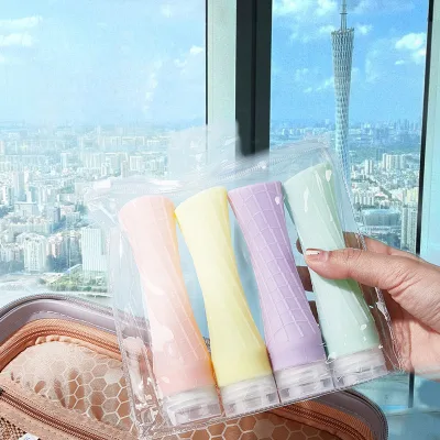 Baifu Wholesale Eco-friendly Silicone Travel Bottles Traveler's Bottle Carry Liquid Shampoo and Body Wash